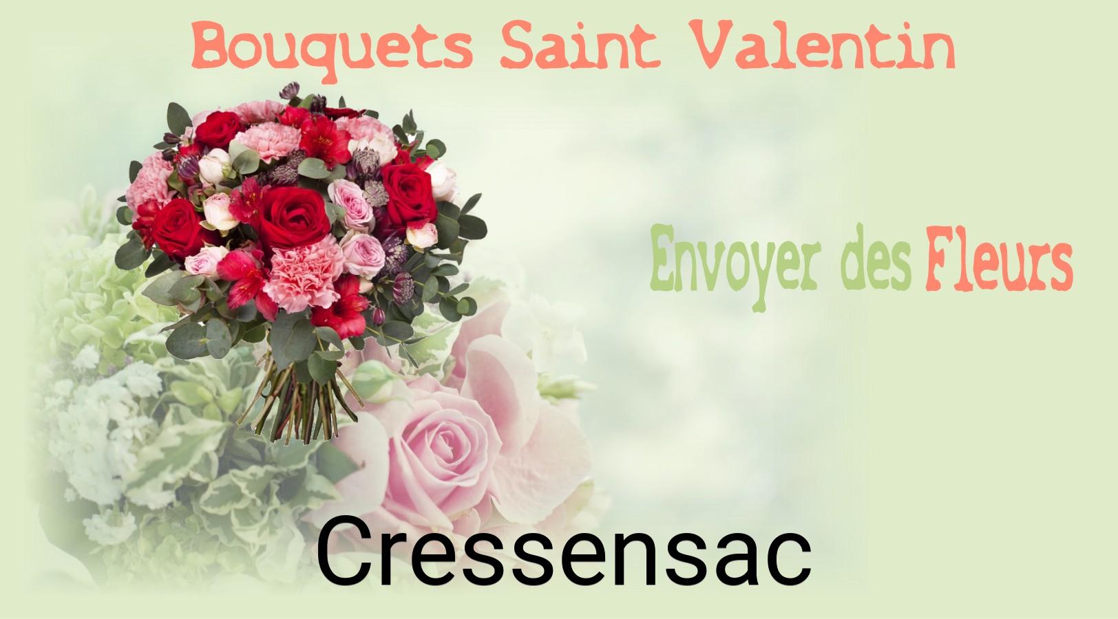 Roses de Saint-Valentin livrées à Cressensac